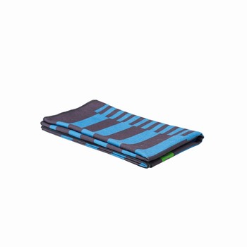 Owala Polyester Beach Towels Black/Blue | SIYBFE790